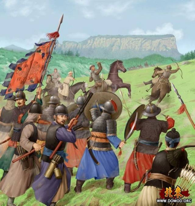 与人数缺额,武器低劣的明军相反,努尔哈赤的后金军队却装备精良,无论