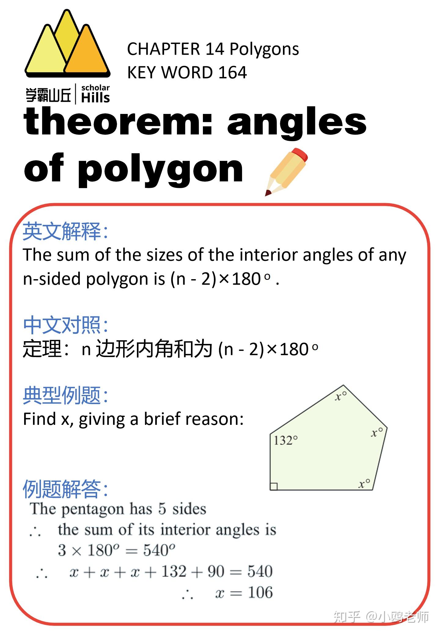 国际学校数学单词第十二课:POLYGONS(多边形) - 知乎