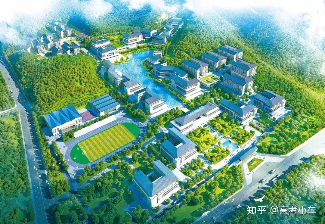 中山职业技术学院全景图片