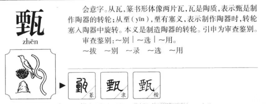 甄姓汉字书法演变过程和甄氏姓氏起源荀卿庠整理 - 知乎
