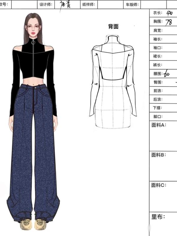 服装设计稿 | 服装设计版单&工艺细节说明全部献上~ - 知乎