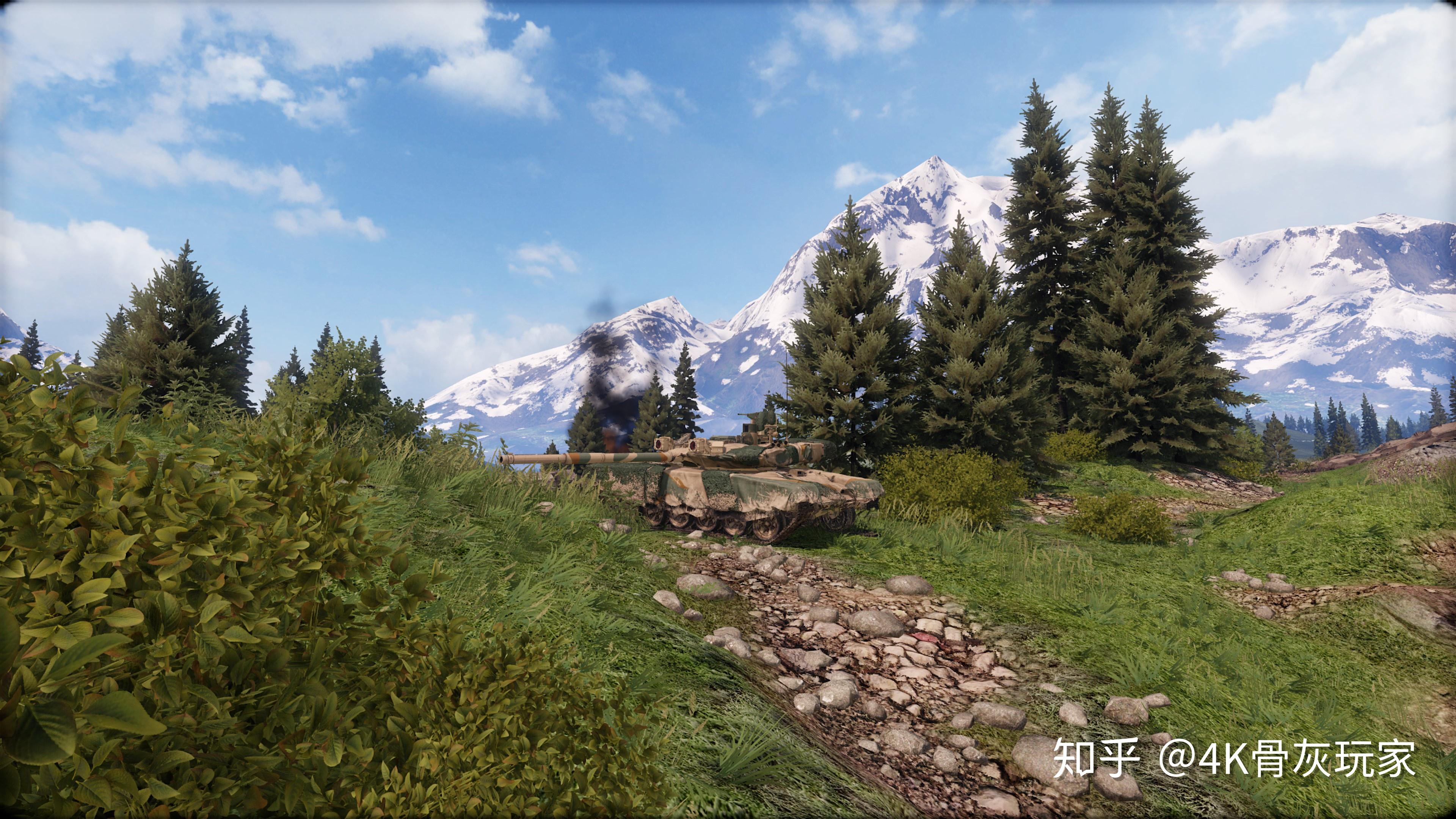 你绝未见过的t-90ms稀有nakidka伪装网 | 《装甲战争》4k超清游戏演示