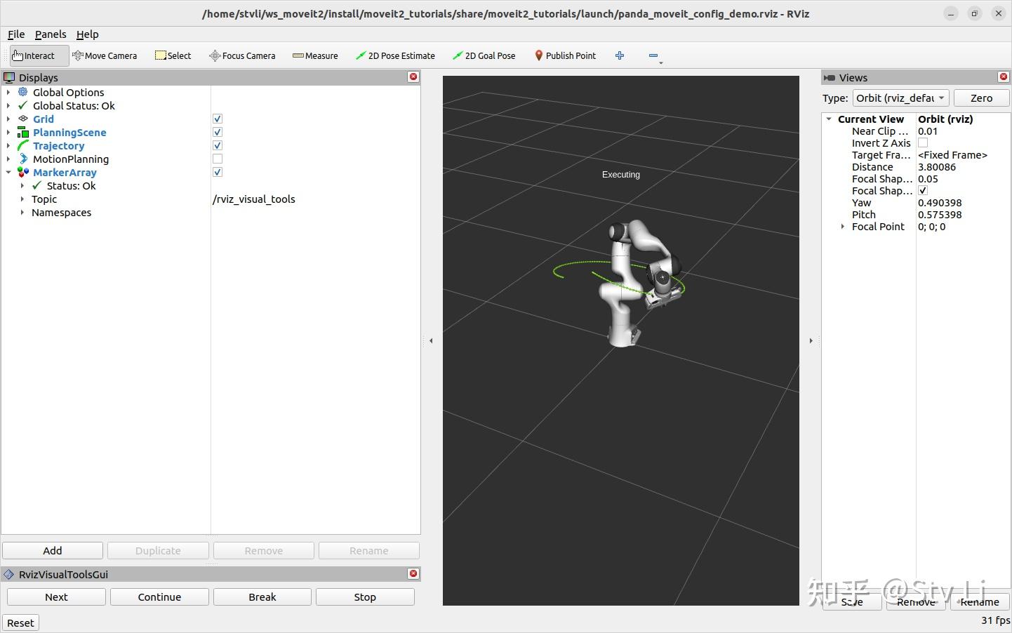 【学习笔记】ROS2纯小白 - MoveIt!(humble)安装、初识与C++实现运动规划 - 知乎