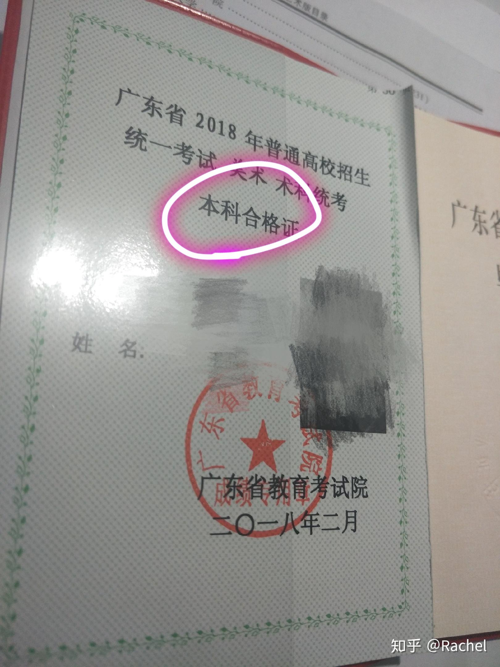 2018年广东美术联考 过了资格线185分能报本
