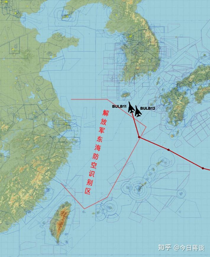 美軍一進東海馬上調轉方向東海防空識別區果然是一步妙棋