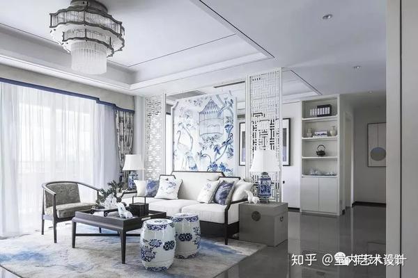 “天青色等烟雨 而我在等你”丨青花瓷主题的新中式风格 - 知乎