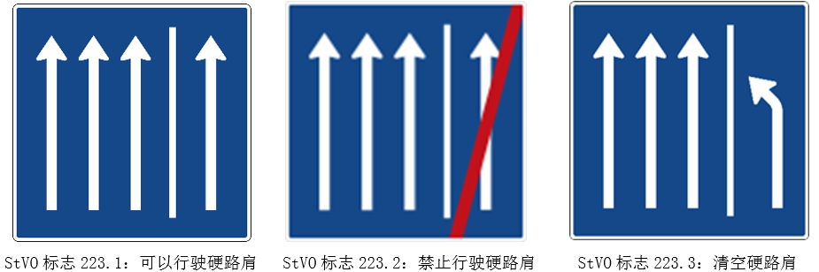 高速公路路肩标志图片