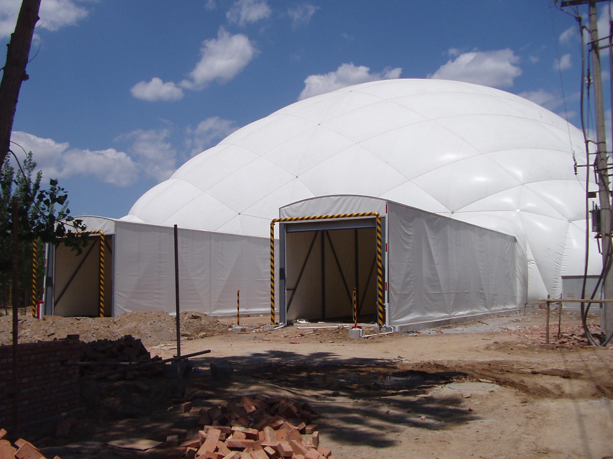 气膜煤棚凭实力改善煤场储煤环境