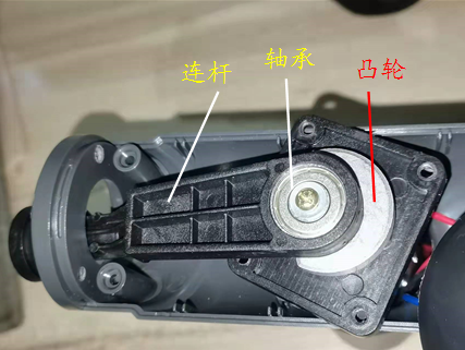 筋膜枪动作原理下图是我买的筋膜枪拆开的图片筋膜枪拆解结构筋膜枪的