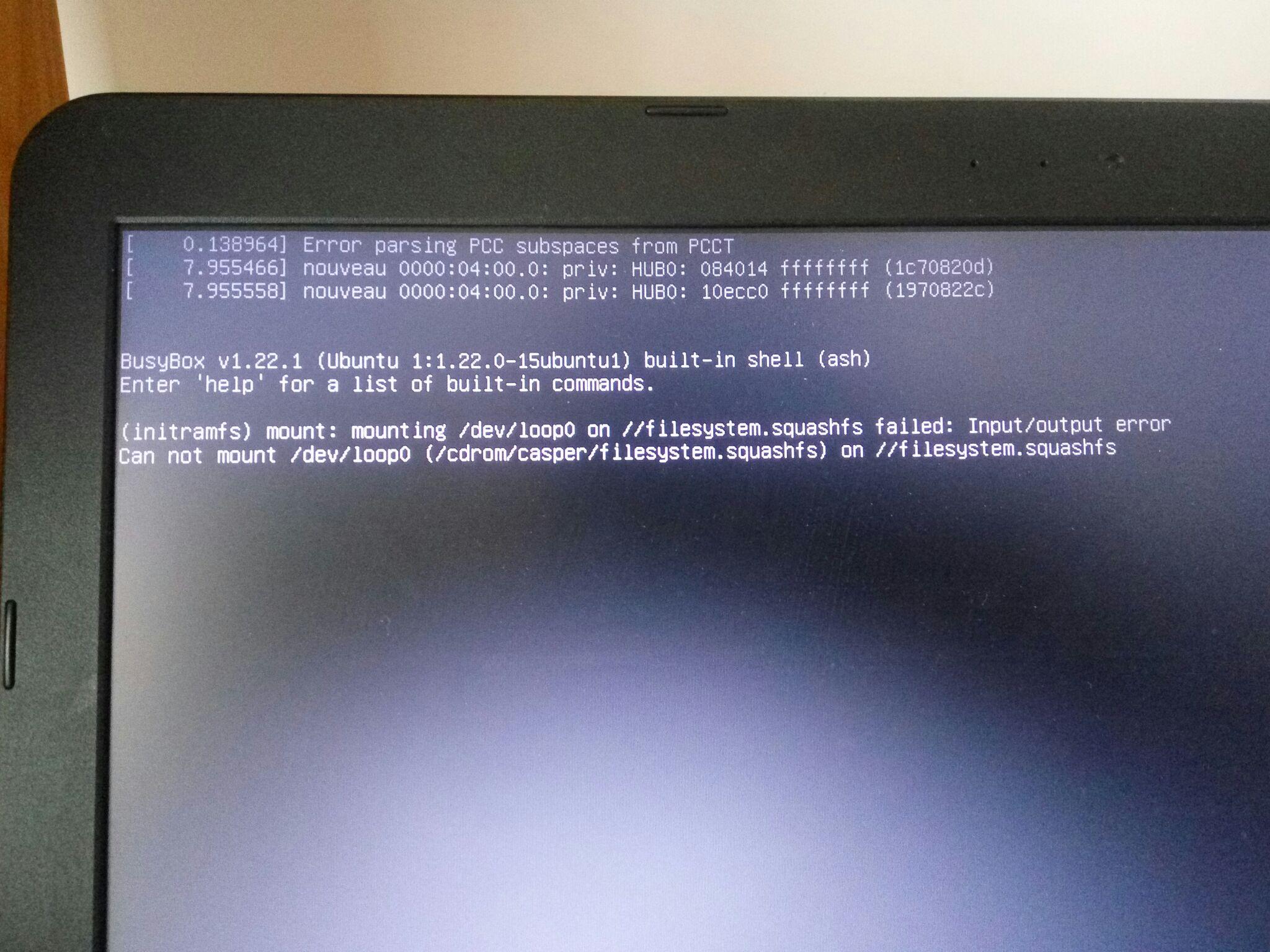 优麒麟16.04.2双系统安装问题(initramfs).? - Ubuntu