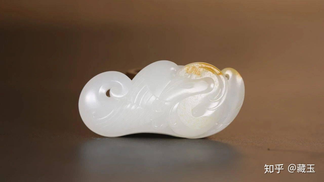 黄玉如意紋璜 和田玉 擺件 中国古玩美術唐物骨董 G3 永し 清代時期 和田玉 母子獸 擺件 高古玉 老玉 極細