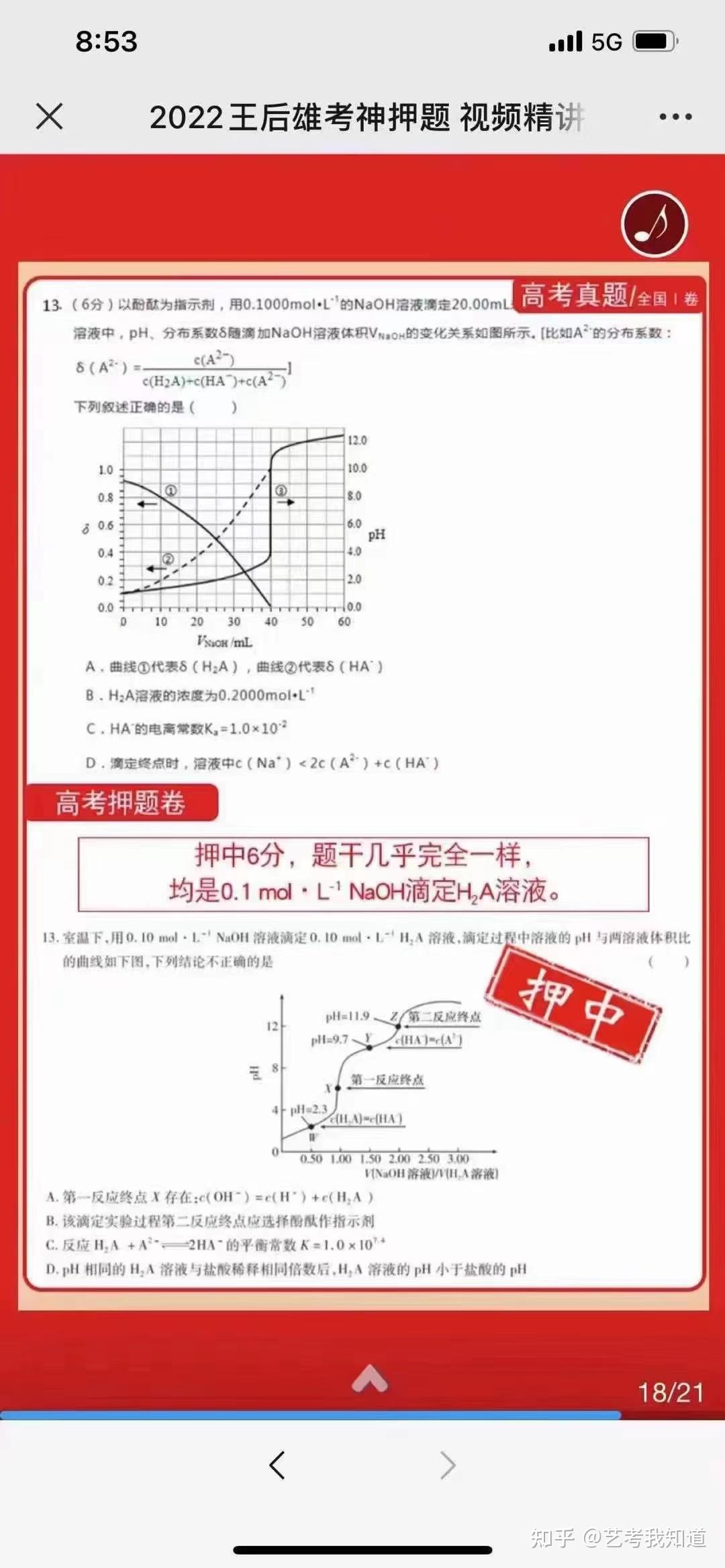 2022版王后雄高考押題卷