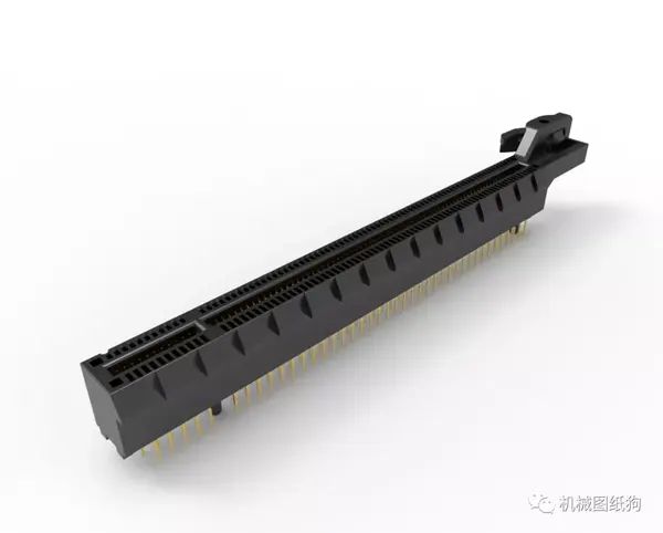 【工程机械】主板PCI Express x16接口插槽模型3D图纸Solidworks设计附STEP - 知乎