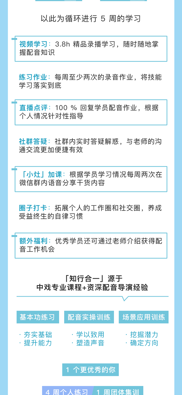 配音训练营:学会一门小众但值钱的硬技能 【完结】