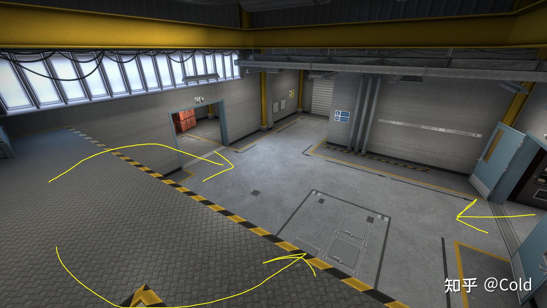 csgo地图nuke全分析2一看就是老铁板了铁板防守