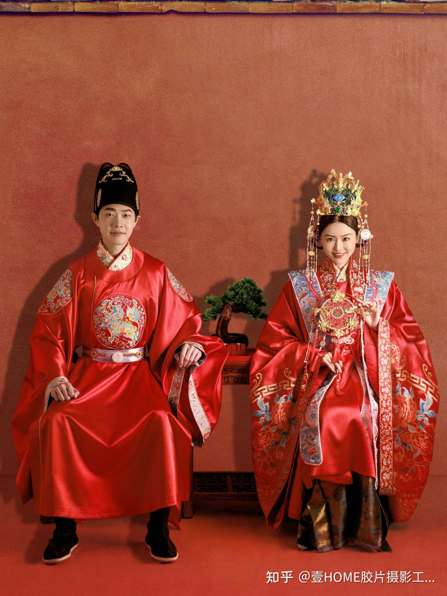 统一全网审美的明制汉服婚纱照78官宣啦