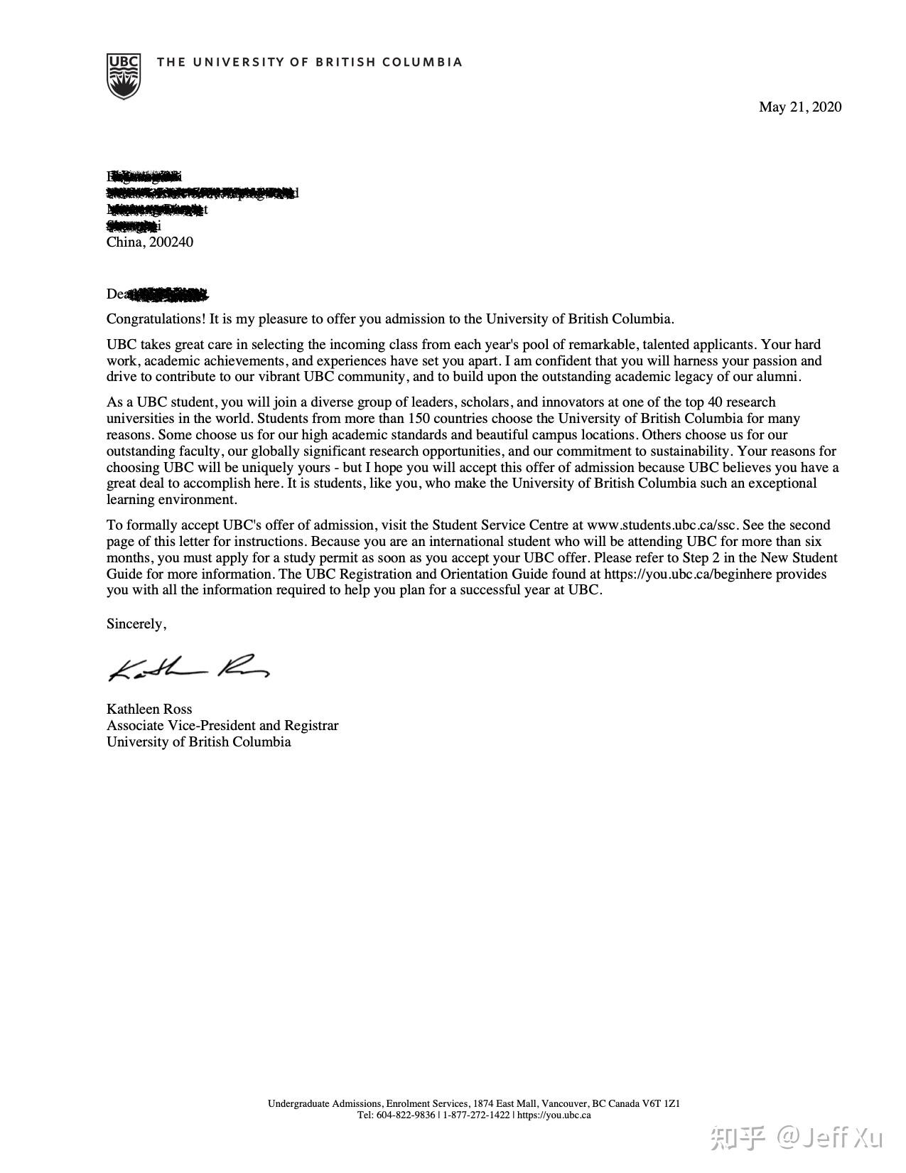 连续三年斩获英属哥伦比亚大学ubc计算机本科第二学位offer