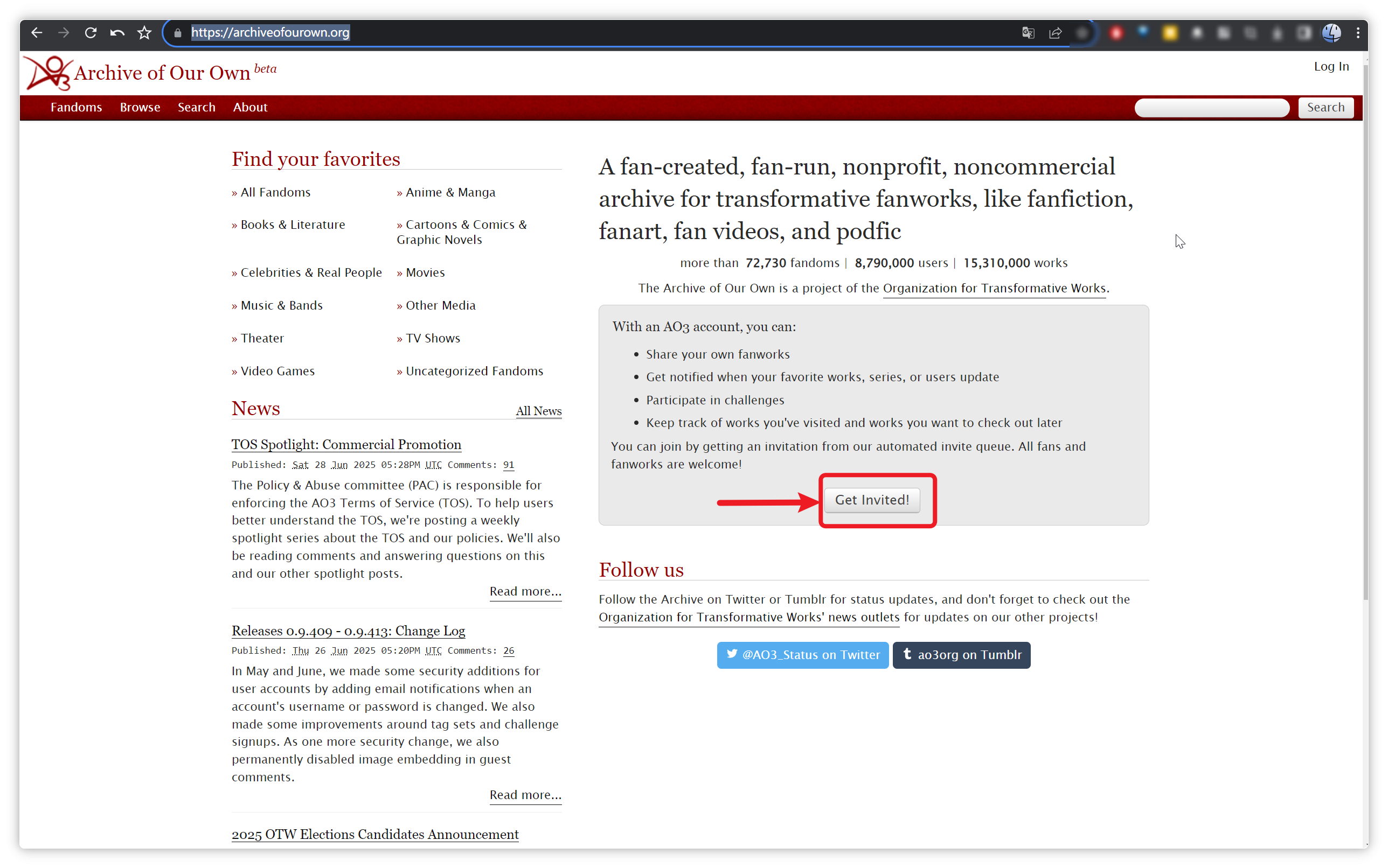 AO3官方网站链接入口，ao3官方网站链接入口骑士助手