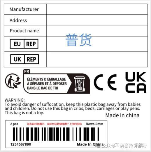 一文读懂:各电商欧盟GPSR商品标签模板及卖家常见十大问题深入解答 - 知乎