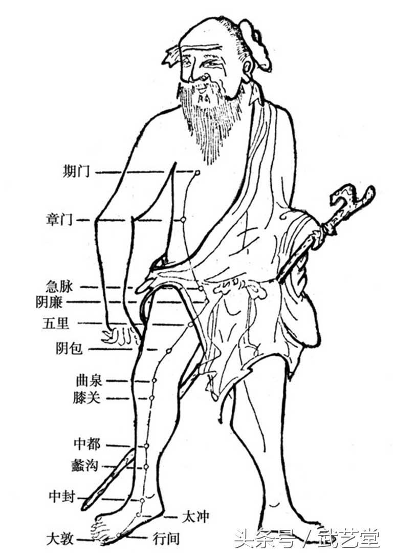 足少陰腎經穴:起自湧泉穴,止於俞府穴.