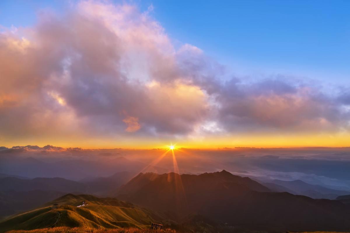 武功山日出 风光图片