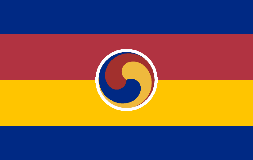 朝鲜半岛国旗图片