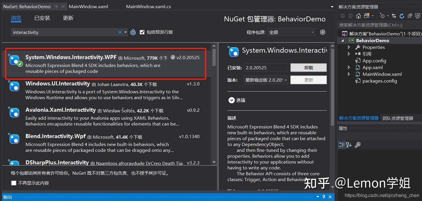 Wpf behavior 