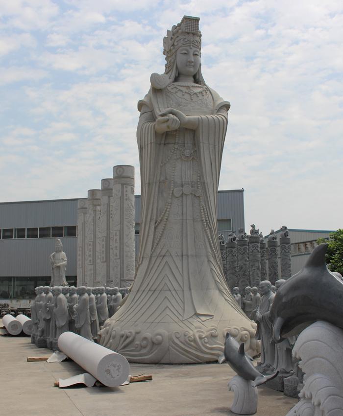 石雕妈祖手中拿着的吉祥宝物是什么? - 知乎