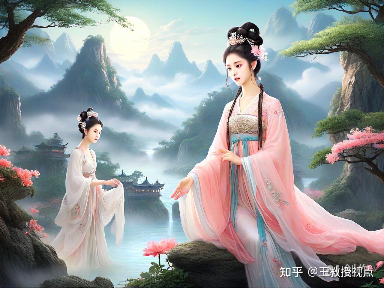 中国古代仙境里的仙女们欣赏：超凡脱俗的绝美风华 - 知乎