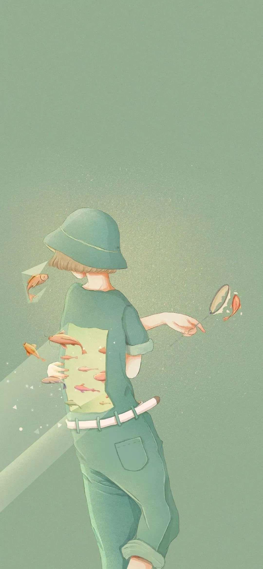 超级好看的绿色系壁纸,在这呢!护眼壁纸(绿色系列的壁纸)