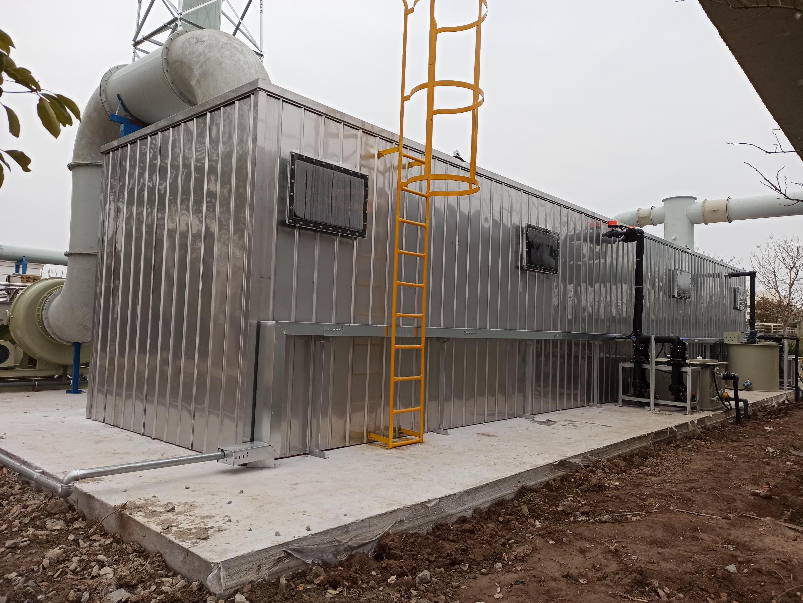 生物滤池除臭吸收过程