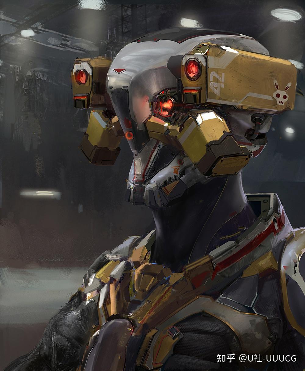 [科幻风格] 科幻机械机甲原画设定概念参考图1024p_原画素材 - 知乎