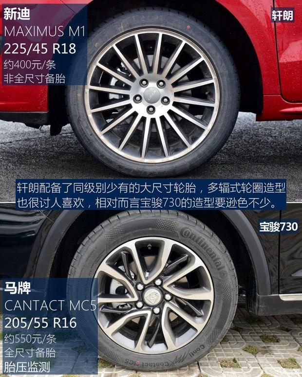 能否挑战标杆 力帆轩朗静态对比宝骏730