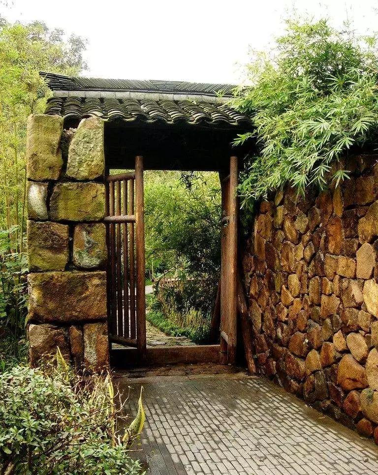 一处院门,美了整个院子.