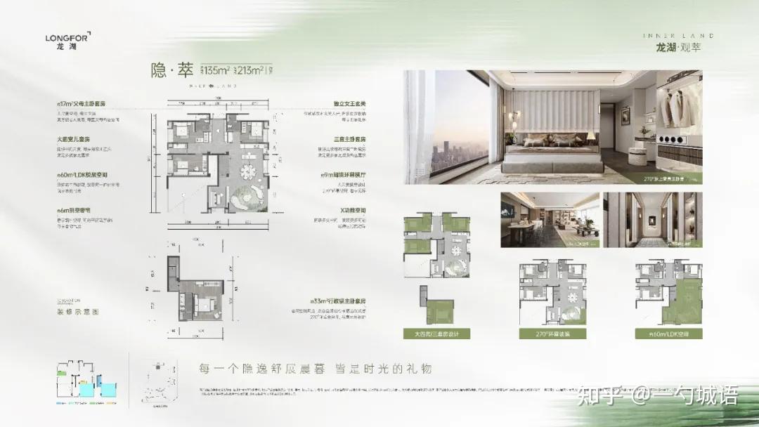 均有不错面宽,贵阳云岩三马龙湖观萃户型简析|城语户型 - 知乎