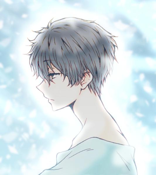 画师id:9527783在回去的路上,折木遇到了入须,入须邀请自己喝茶.