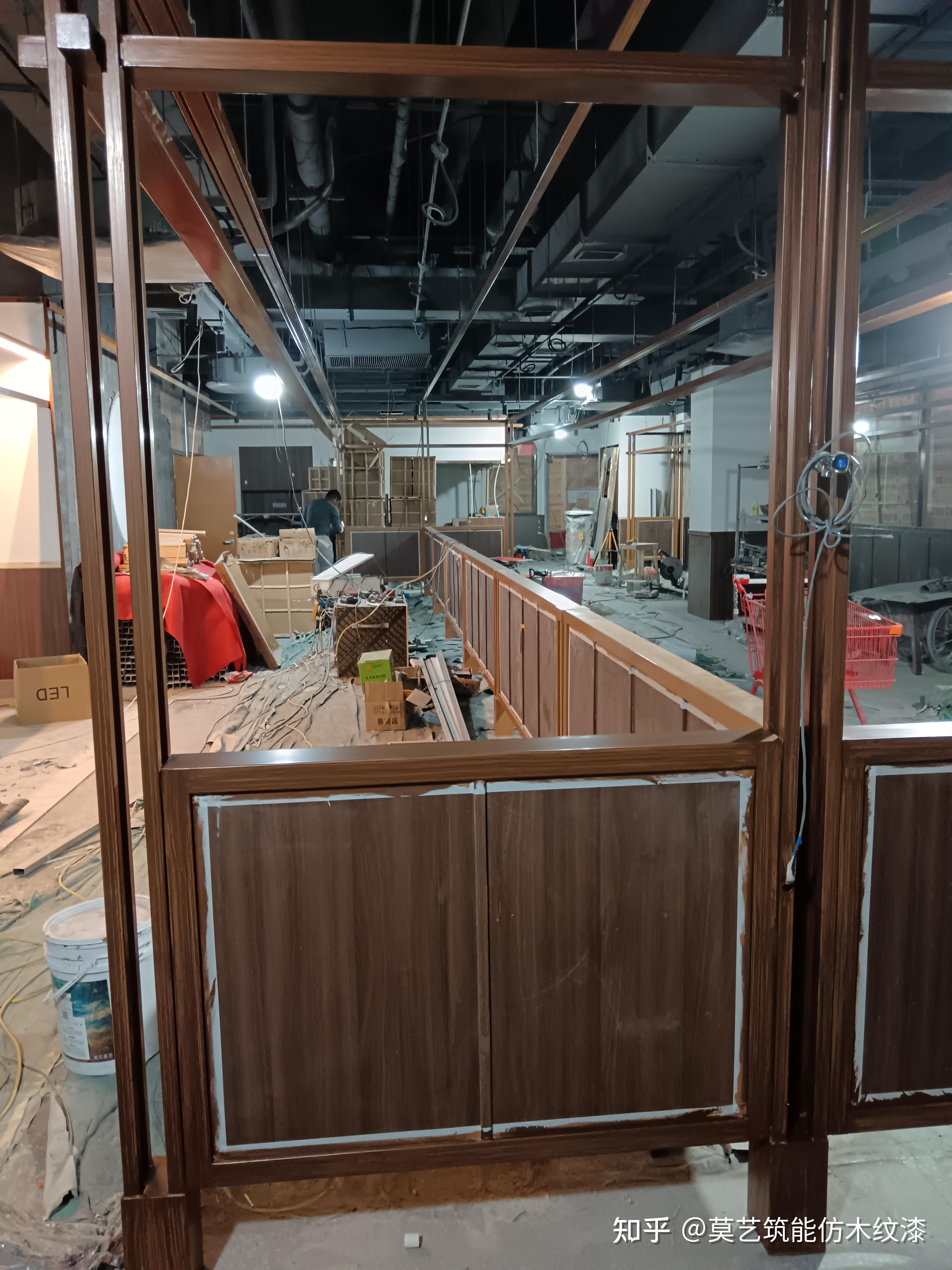 火锅店装饰,怎能少了仿木纹漆? - 知乎