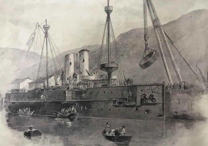 百年前真实的北洋水师,老照片再现甲午海战
