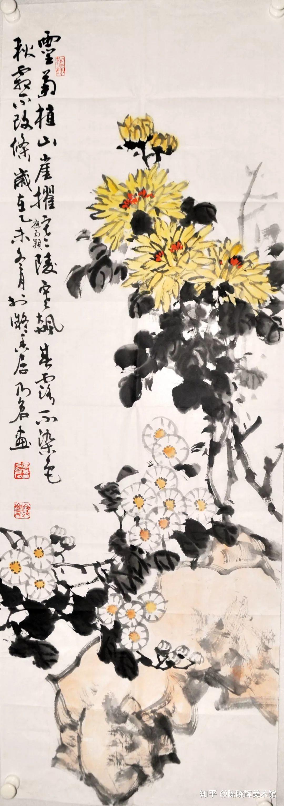 画写意菊花要一了解二突出三把握四讲究网友实用