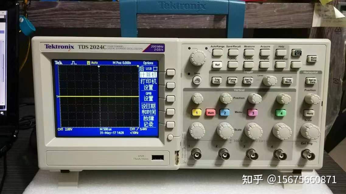 Tektronix泰克TDS2024C示波器 知乎