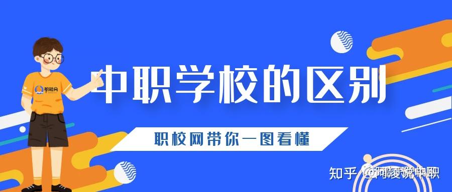 职校网：带你一图看懂——中职学校的区别 - 知乎