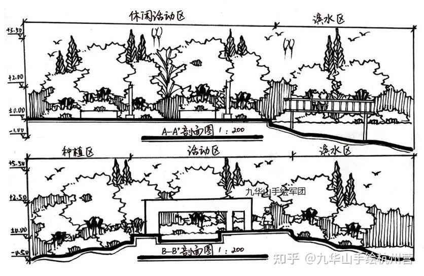 中山岐江公园平面图片