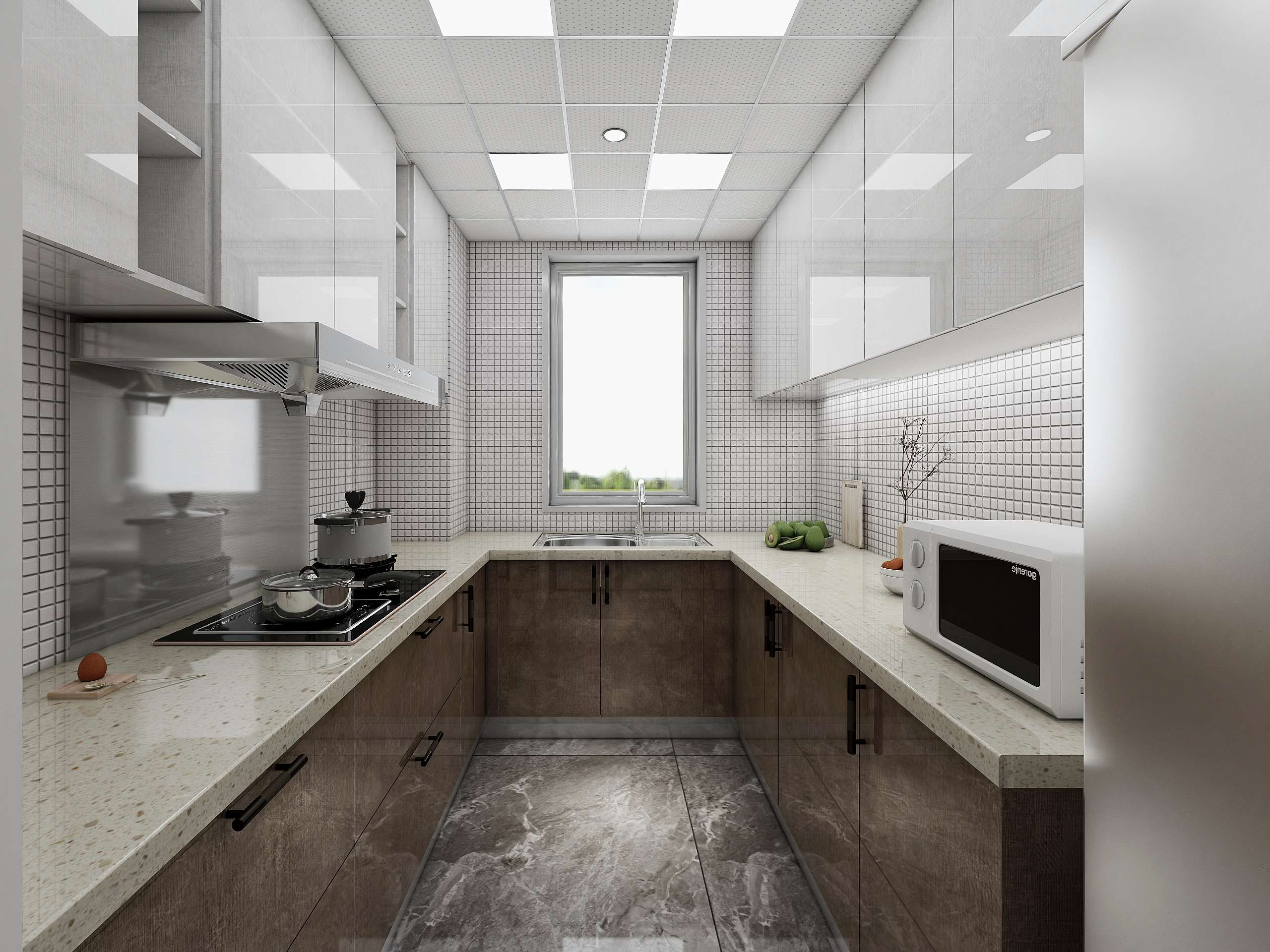 现代化厨房三大风格五大装修特色工艺