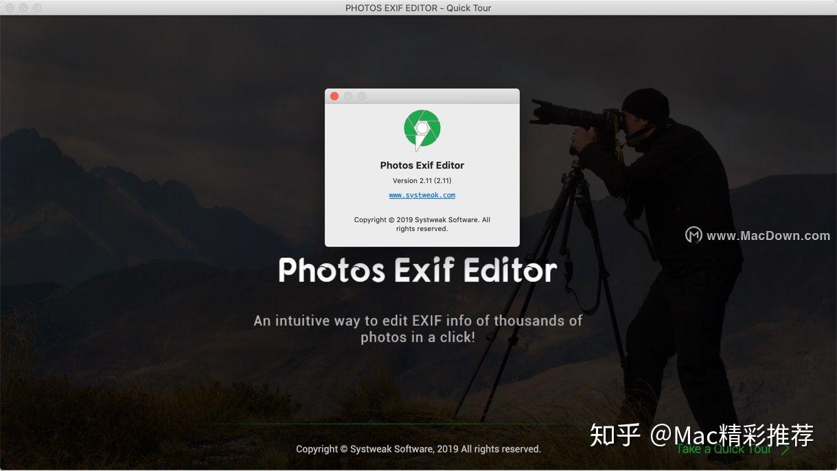 使用photos exif editor mac您可以在任何时候编辑数千张照片的exif