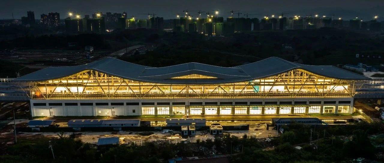 全国最快开进中心城区的市域快线 成都站,成都南站,天府新站和天