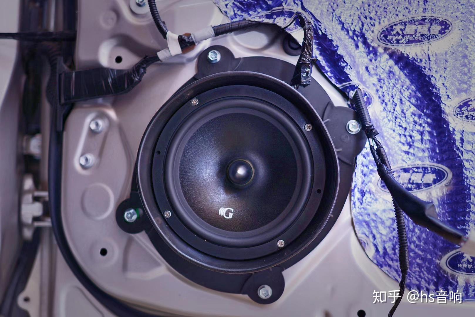 丰田凯美瑞汽车音响升级黄金声ge62慧声音改