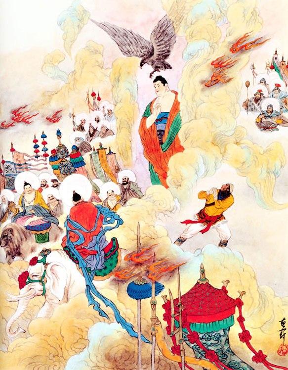 《西游记》原著(十套珍稀古画插图)第76~77回:狮驼岭,魔性难驯,蒸笼