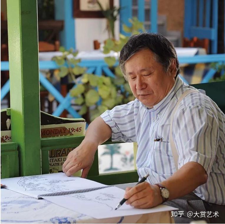真作】李庚 中国人画家 水墨画 山水図 北京 父 李可染 名付け親 斉白石