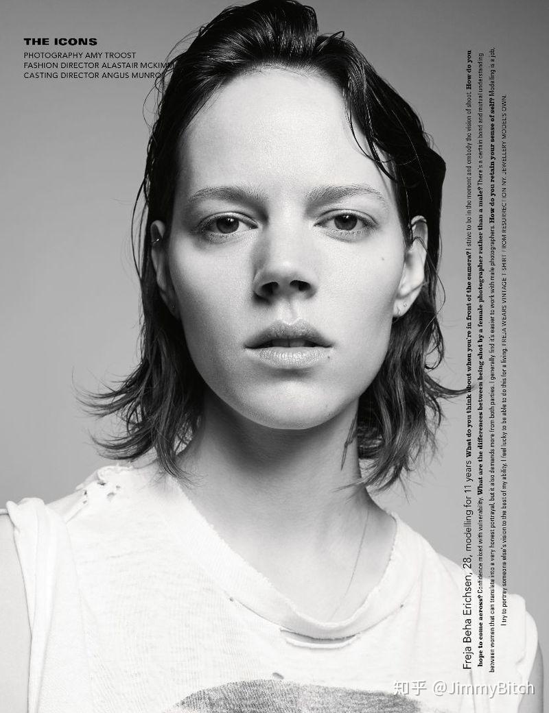 雌雄莫辨的顶级超模众多设计师用她名字命名单品frejabehaerichsen