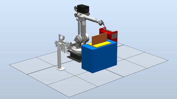 robotstudio軟件abb機器人弧焊焊接起始點接觸尋位虛擬仿真方法